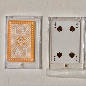Louis Vuitton Yellow Playing Card 4 of Spades with COA